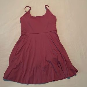 Halara Work out dress. Size M. Wine Red color